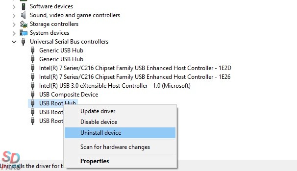 غیرفعال کردن پورت USB